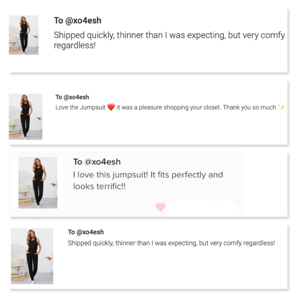 Black Casual Jumpsuit Drawstring Waist - Picture 6 of 10